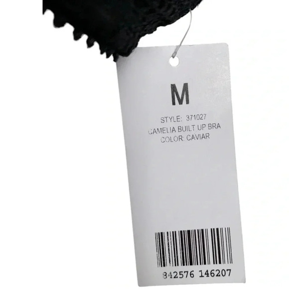 NWT Honeydew Brad Size Medium Caviar Camellia Built Up Bra Black - Picture 3 of 7
